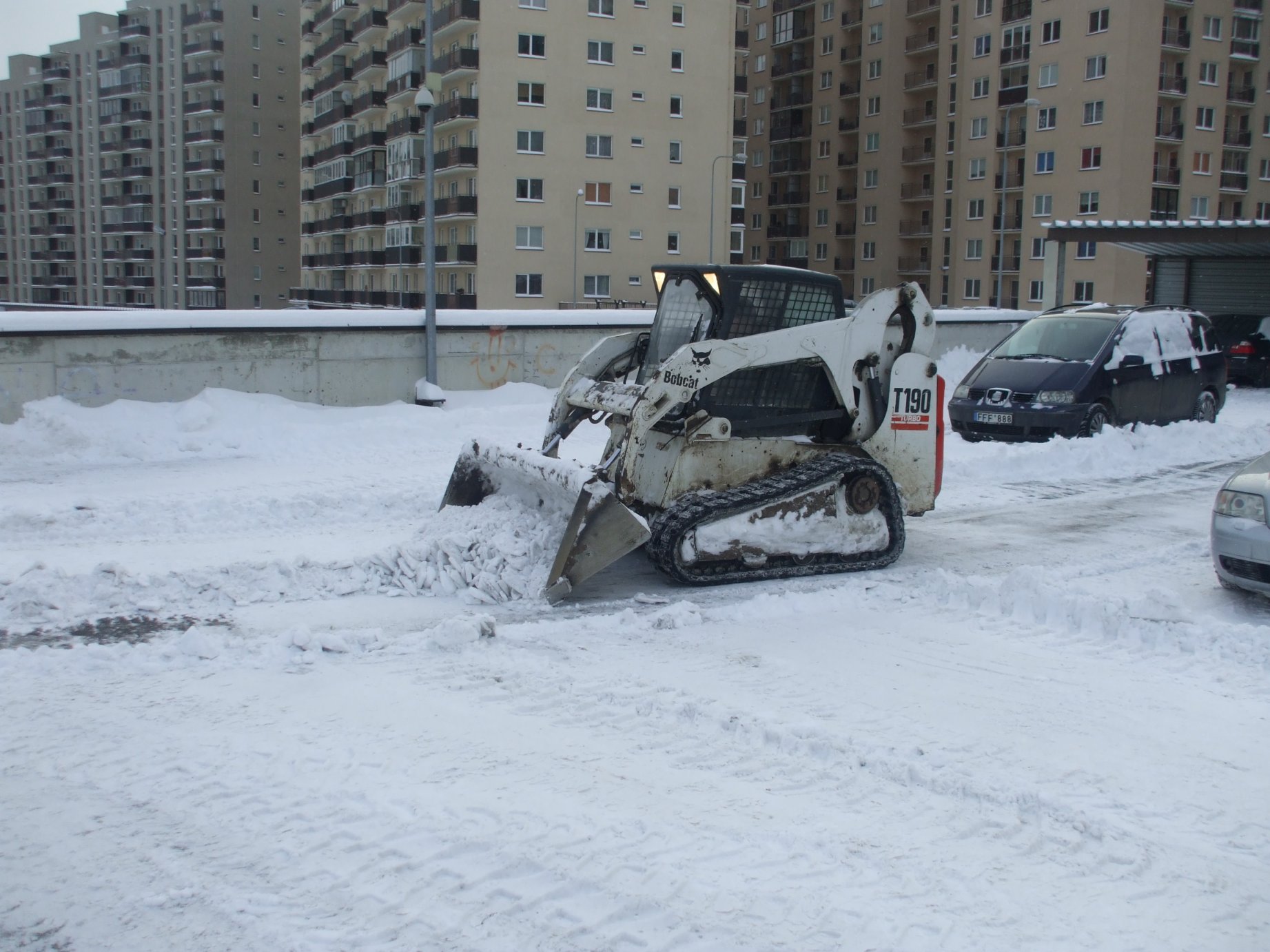 Sniego valymas Vilniuje Geodena